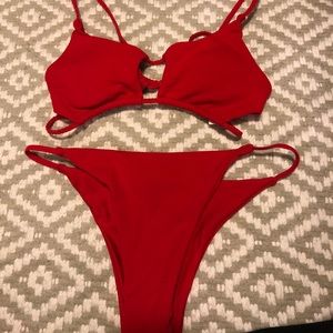 Red bikini- size medium